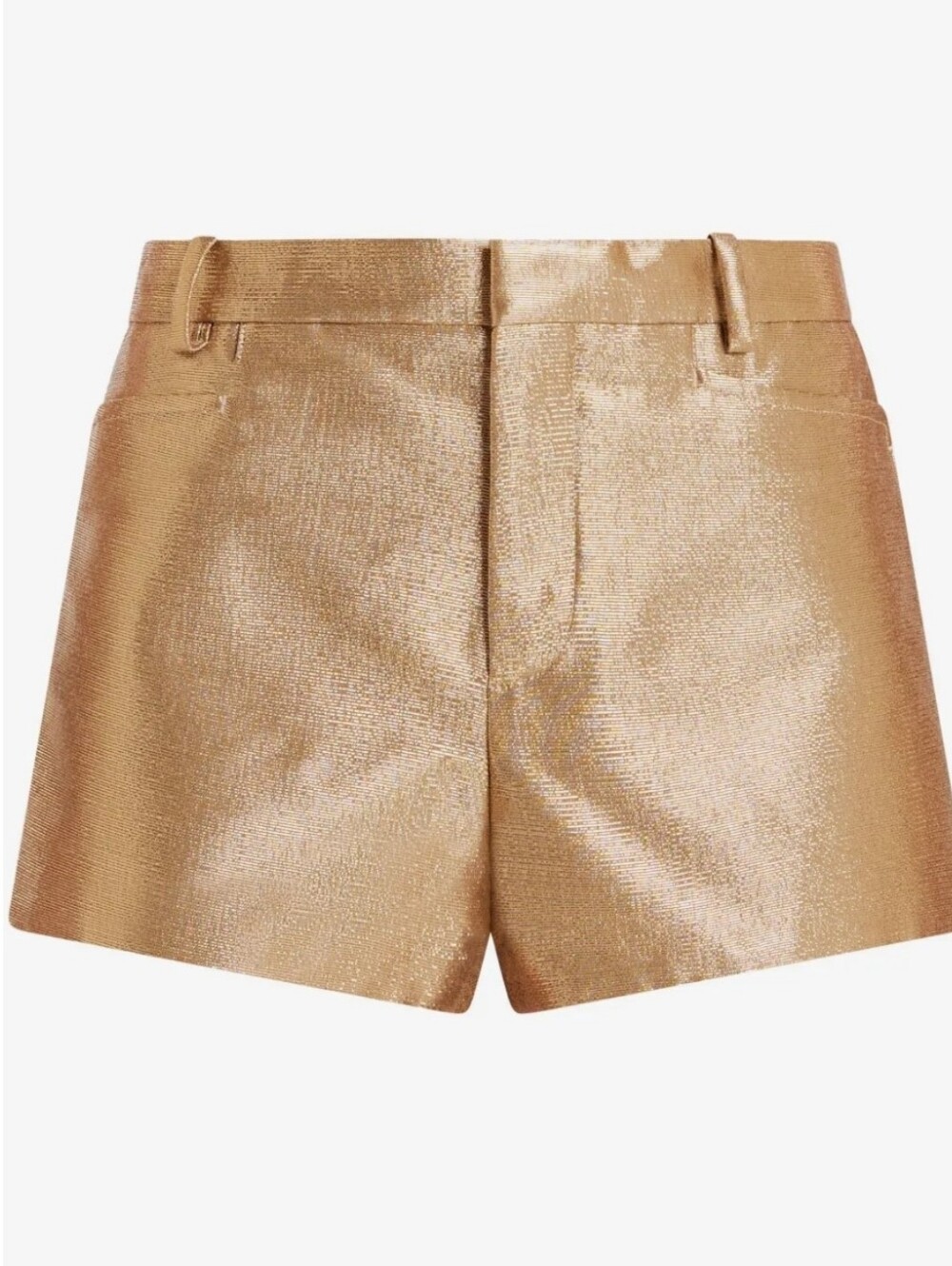 TOM FORDlurex-detail high-waisted shorts IT 40/ US4 NWT